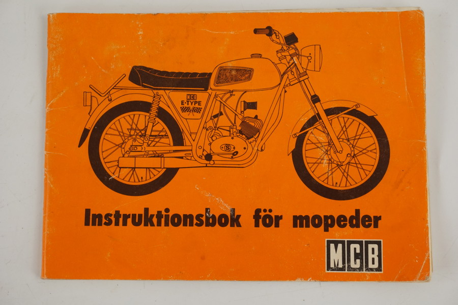 Instruktionsbok För mopeder MCB. A188/