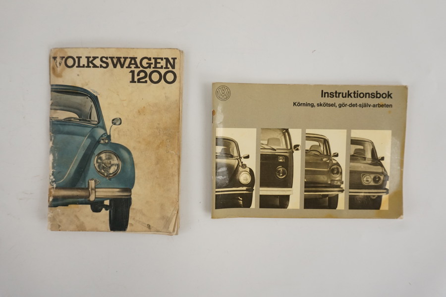 2st Instruktionsbok Volkswagen. A187/