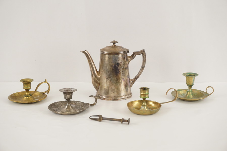 Ljusstake i mässing mm. A180/