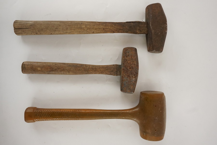 2st Släggor + gummiklubba. D25/