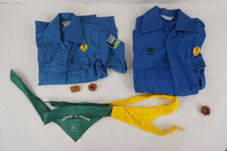2st Scoutskjortor med halsdukar, FG E F S. A107/