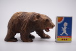 Björn skulptur i trä Ånge. A37/