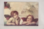Två änglar tryck 69x49cm. M17/