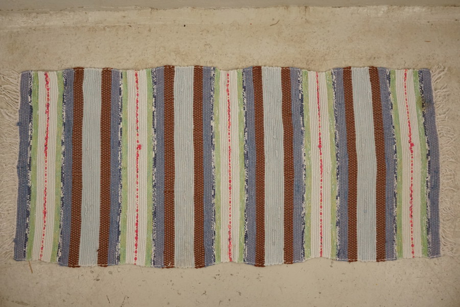 Trasmatta brun/blå. B198/