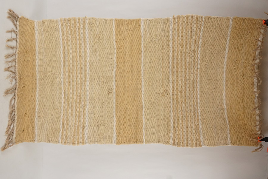 Trasmatta gul/vit. B44/