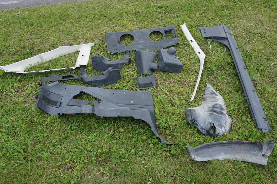 Plastdelar interiör och exteriör till Honda Civic CRX. B79/