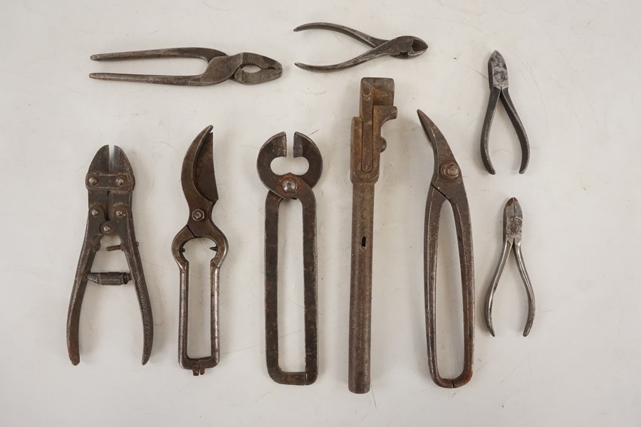 Äldre avbitartång & niptång mm. D76