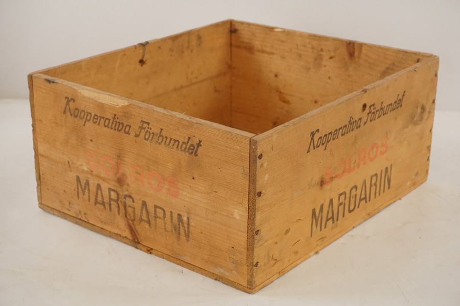Margarin trälåda. A139
