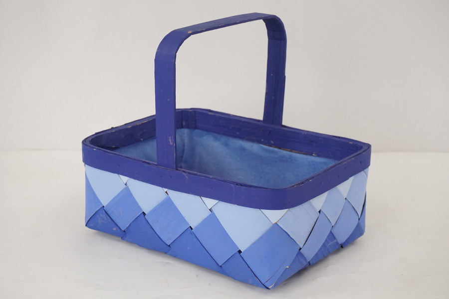 Spånkorg blå. A146