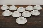 10st Kaffekopp med fat Bauscher 613. G32/