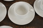 10st Kaffekopp med fat Bauscher 613. G32/