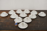 12 Kaffekopp med fat Bauscher 613. G31/