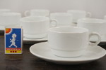 12 Kaffekopp med fat Bauscher 613. G31/