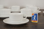 12st Kaffekopp med fat Hausher 612. G35/
