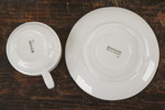 12st Kaffekopp med fat Hausher 612. G35/