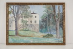 Tavla Nils Tiren 1926, motiv slottstorn. M11