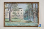 Tavla Nils Tiren 1926, motiv slottstorn. M11