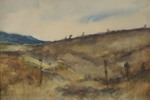 Tavla, Eric Hemmingsson, motiv fjällhed. M15