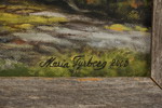 Tavla Maria Fyrberg 2000, motiv fjällen. M21