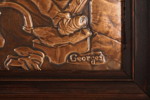 Relief i koppar Georges Proestos. M30