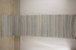 Trasmatta blå/vit 71x245cm. B6