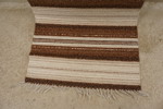 Trasmatta brun vit 67x258cm. B9