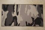Matta militär motiv 57x107. B36