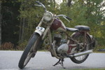 Rex Roadmaster 125 1950 Motorcykel.