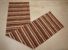 Matta brun vit mm 72x280. B46