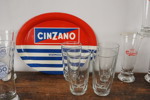 Bricka Cinzano, glas mm. BC369/