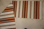Plastmatta orange-brun-vit 68x295. B55