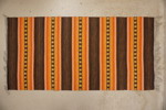 Plastmatta orange-brun retro 88x177. B56