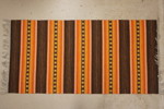 Plastmatta orange-brun retro 88x177. B56