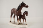 Porslin figur hästar Tyskland. G12 