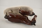 Porslin figur hästar Tyskland. G12 