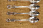 7st Teskedar i silver 109gram. A26