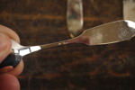 7st Teskedar i silver 103gram. A31