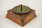 Ljusstake, brinn julljus. C19