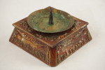 Ljusstake, brinn julljus. C19