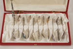 12st Teskedar i silver 170gram. A62