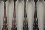 12st Teskedar i silver 170gram. A62