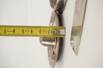 Små silverkoppar, silverljushållare mm 150gram. A75