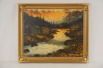 Rick Arndal stuga vid å 99x59cm. M44