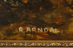 Rick Arndal stuga vid å 99x59cm. M44