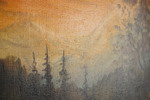 Rick Arndal stuga vid å 99x59cm. M44