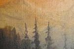 Rick Arndal stuga vid å 99x59cm. M44
