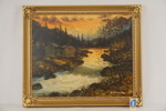 Rick Arndal stuga vid å 99x59cm. M44