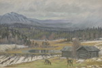 Larz Friberg 85 Rådjur 83x64cm. M43