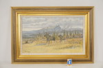 Larz Friberg 92 Älgar 73x51cm. M46