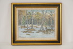 Larz Friberg 93 Rådjur 47x39cm. M57